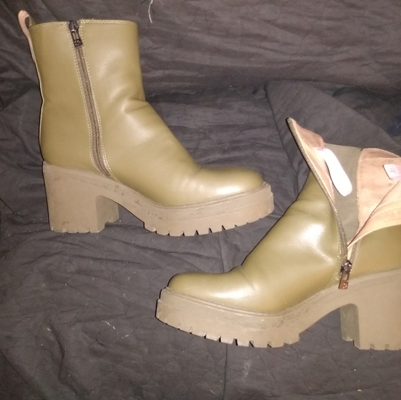 New "Sam & Libby" Camilla Chunk Heeled Ankle Boots - Picture 2 of 4